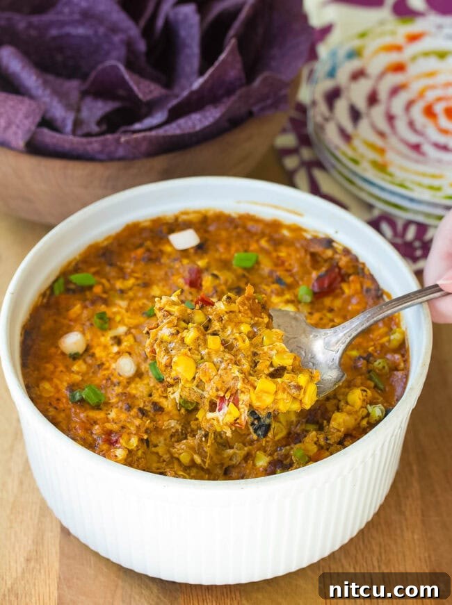 Charred Corn Fiesta Dip 7 Chunky Fire Roasted Dip Recipe