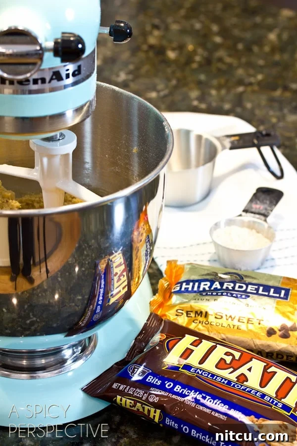 Baking Cookies - ingredients on counter