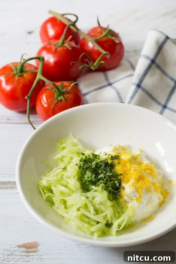 Aegean Burger Bliss 4 Greek Hamburger Recipe with Yogurt Sauce on ASpicyPerspective.com #burgers #summer #greek
