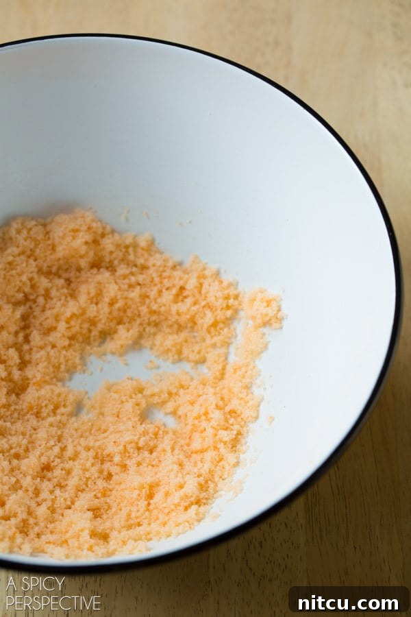 Gourmet Infused Sugars 6 How to Make Flavored Sugars - ingredients mixed in bowl