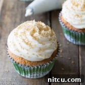 Luscious Hummingbird Cupcakes 8 Hummingbird Cake Cupcakes with Sour Cream Frosting