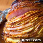 Baked Ham Recipe with Apples