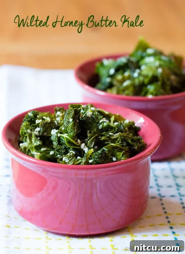 Golden Honey Butter Kale 2 Southern Wilted Honey Butter Kale Recipe - Delicious and Easy