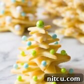 Amazing 3D Christmas Tree Cookies on ASpicyPerspective that make fantastic edible gifts!