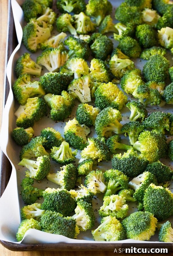 Crispy Roasted Broccoli 3 How to Make Perfect Roasted Broccoli in the Oven with simple steps