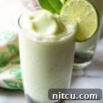 Best Creamy Frozen Coconut Mojito