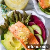Roasted Salmon Detox Salad Recipe | ASpicyPerspective.com