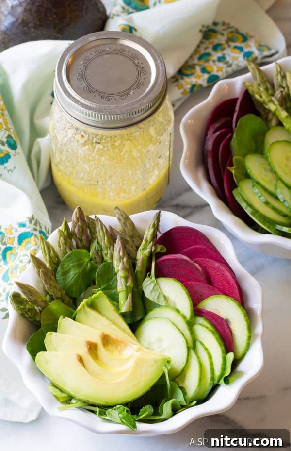 Healthy Detox Salad Recipe with Roasted Salmon
