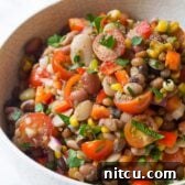 Fifteen Bean Fiesta 11 Healthy 15 Bean Salad Recipe thumbnail