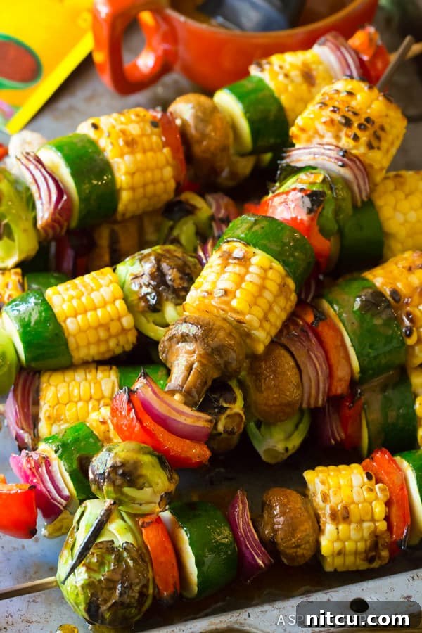 Grilled Vegetables Assortment Grilled Vegetables on a Platter, Ready to Serve
