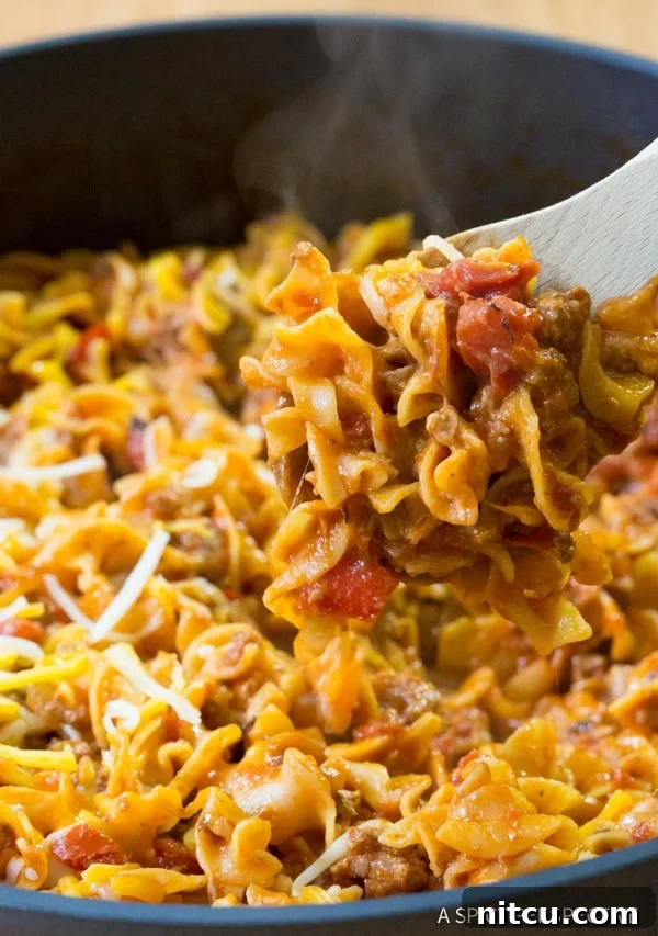 Easy Skillet Sloppy Joe Noodle Dinner 13 Simple One-Pot Sloppy Joe Noodle Skillet - Easy Cleanup Dinner