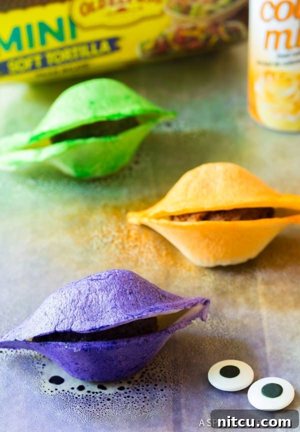Chocolate Taco Critters 9 Creative Chocolate Taco Monsters for Halloween! Easy Recipe