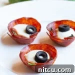 Savory Pepperoni Crisps 8 Low Carb Pepperoni Pizza Cups Recipe - Mini Pizzas
