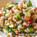 A small image illustrating the Skinny Pasta Primavera recipe.