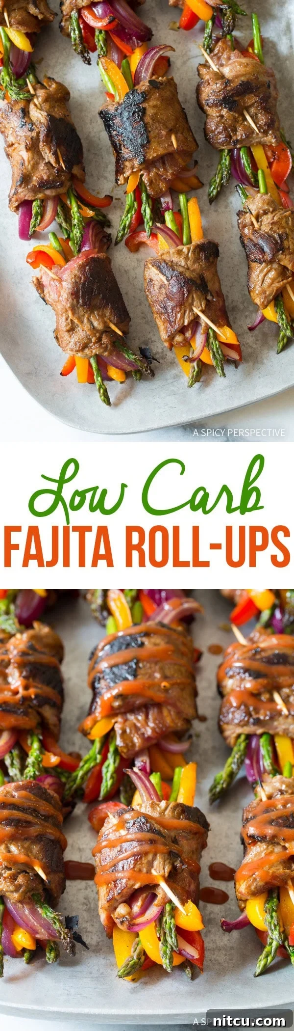 Zesty Low Carb Steak Fajita Roll-Ups - A Healthy and Delicious Main Dish