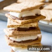 Indoor Smores Delight 11 LOVE! Easy Sheet Pan S'mores Recipe