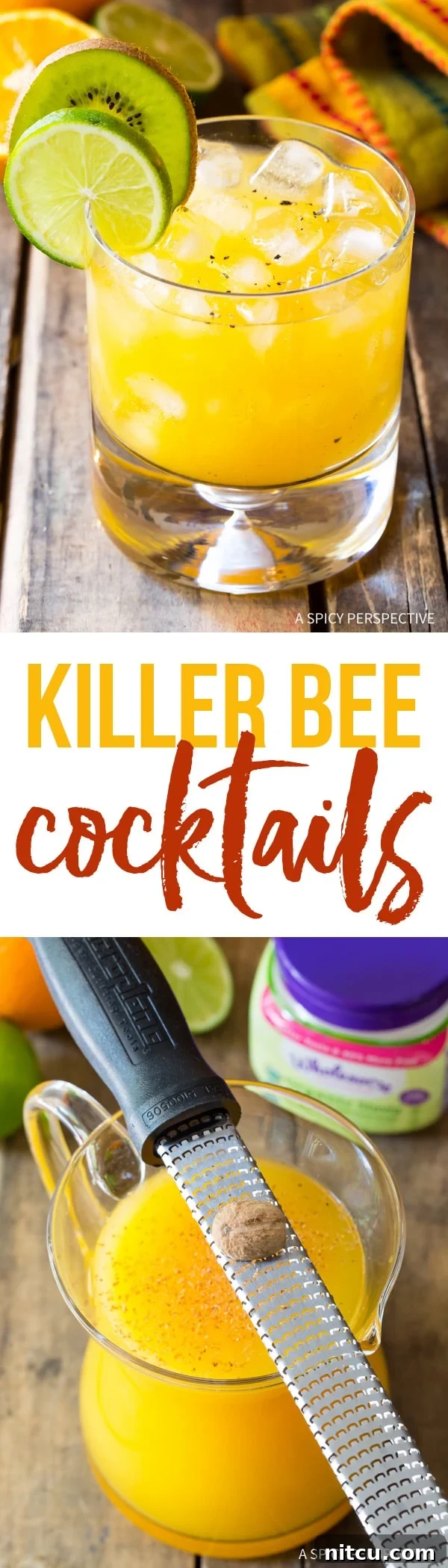 Golden Sting Elixirs 2 The Ultimate Killer Bee Cocktail: Nevis' Legendary Rum Punch with a Healthy Twist
