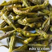 Zesty Roasted Okra Recipe - Healthy, Vegan, Ketogenic