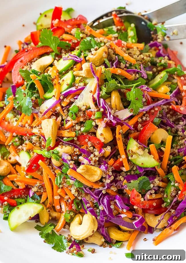 Vibrant Thai Quinoa Salad 6 Thai Quinoa Salad Recipe - Healthy, vibrant, and delicious!