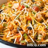 Fiesta Chicken Taco Pasta Salad 8 Cool Chicken Taco Pasta Salad Recipe Card Image