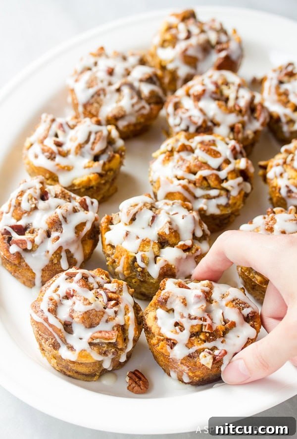 Sticky Bun Bread Pudding Muffin Cups 2 Delicious Cinnamon Roll Bread Pudding Muffins for breakfast or dessert