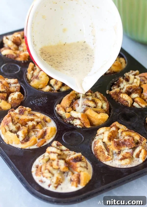 Sticky Bun Bread Pudding Muffin Cups 5 Irresistible Cinnamon Roll Bread Pudding Muffins ready for baking