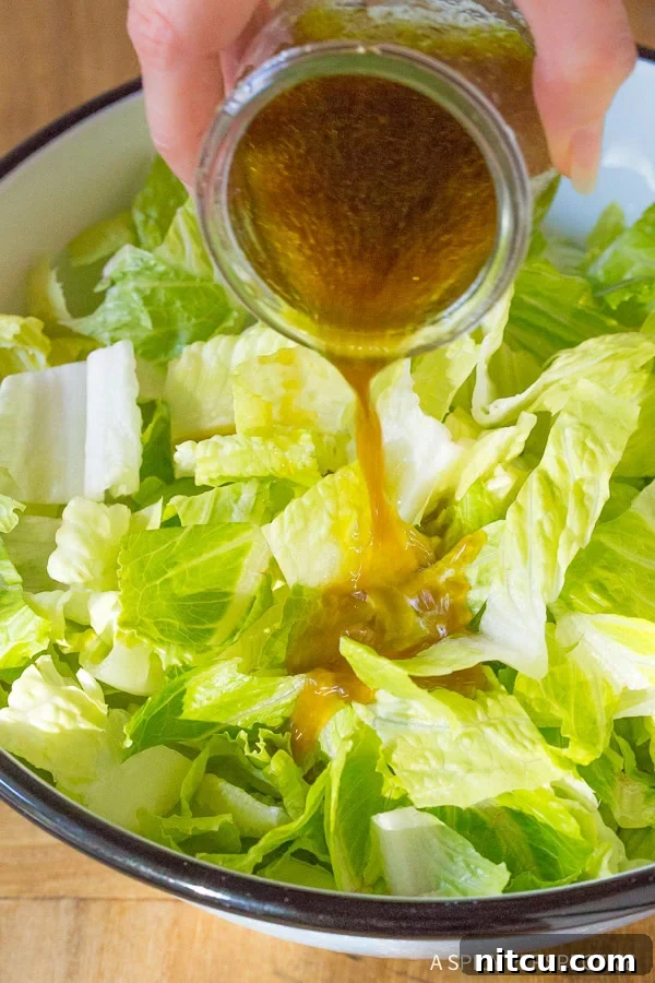 Signature Steakhouse Romaine 5 How To: Lieutenant Dan's Steakhouse Salad Recipe
