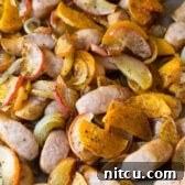 Chicken Sausage Apple Squash Sheet Pan Dinner Recipe