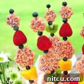 Fruity Rice Krispies Kebabs