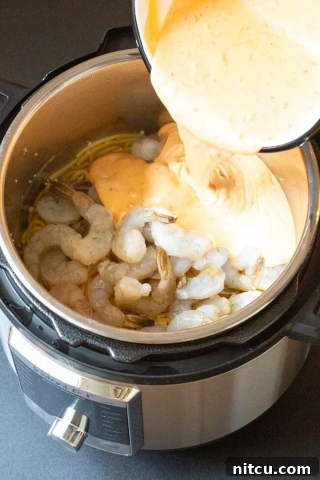Zesty Instant Pot Bang Bang Shrimp Pasta 6 How to Make Instant Pot Bang Bang Shrimp Pasta Recipe
