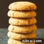 Homemade Brown Sugar Cookie Recipe close up