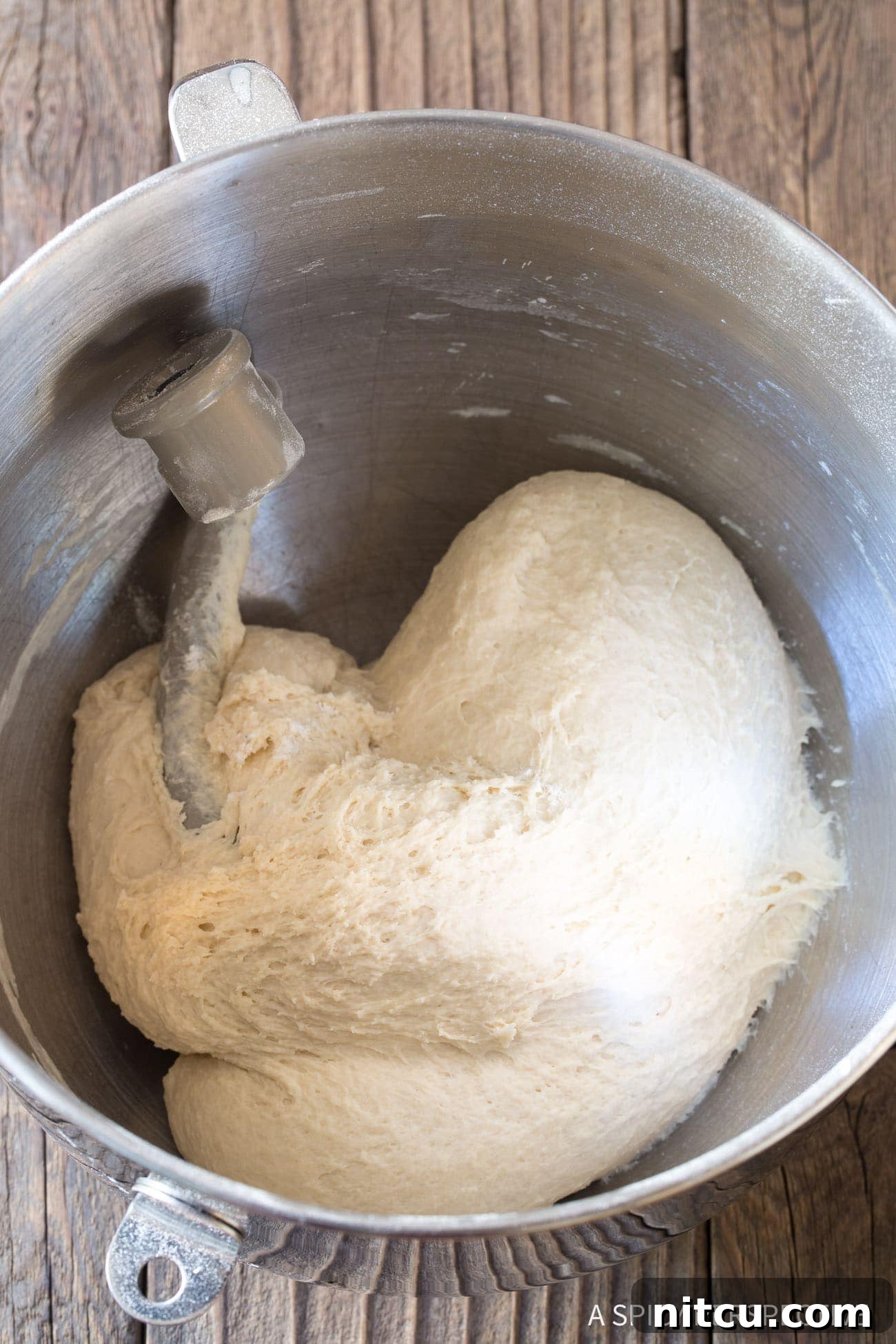 Pillowy Croatian Lepinja: Authentic Flatbread Recipe 5 Lepinja Bread Dough in bowl