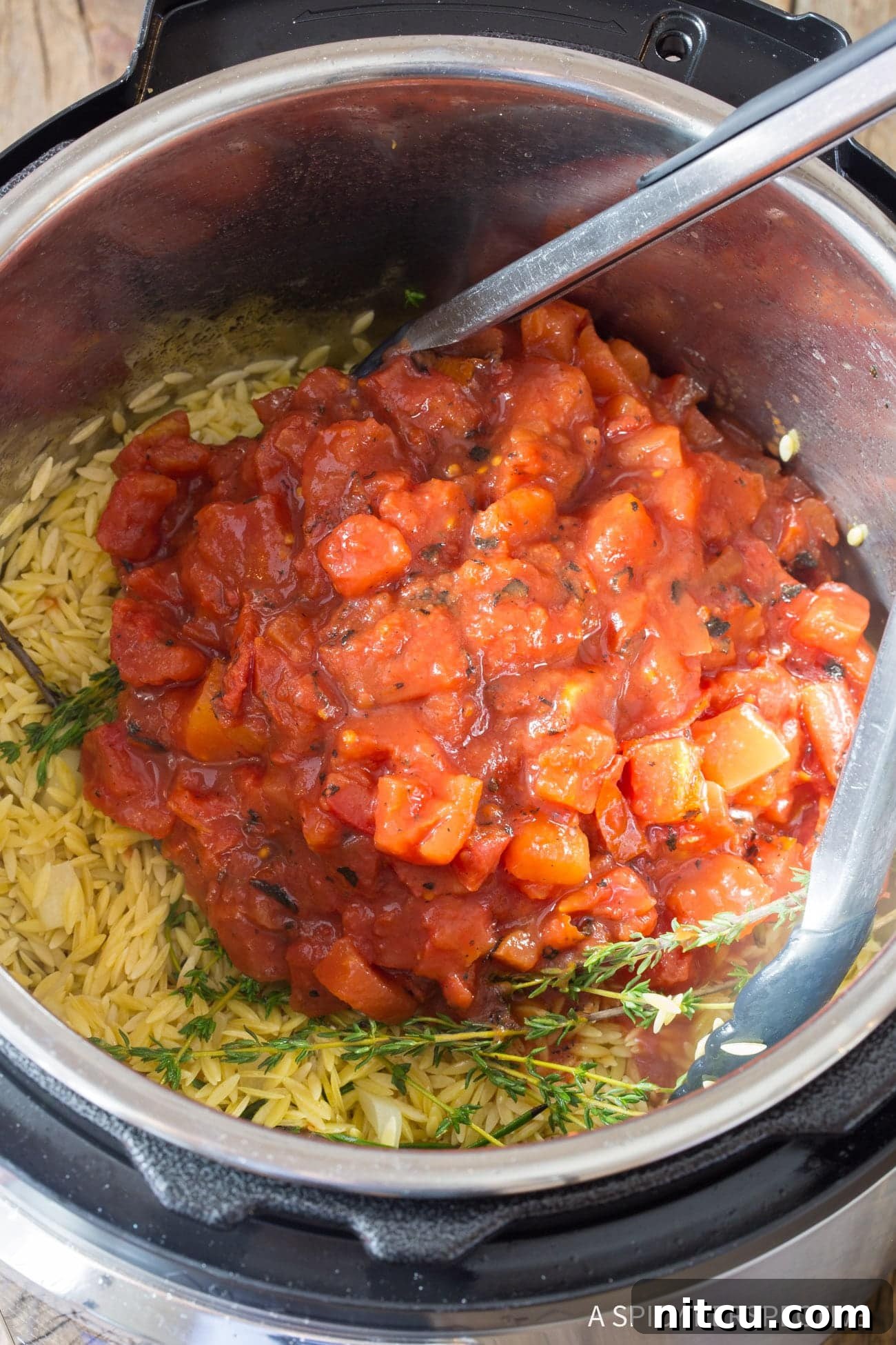 One pot Instant Pot Chicken Orzo