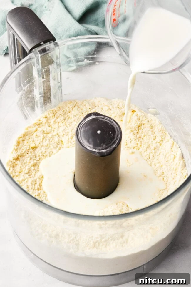 Rustic Strawberry Cornmeal Shortcake 6 ingredients for shortcakes in food processor