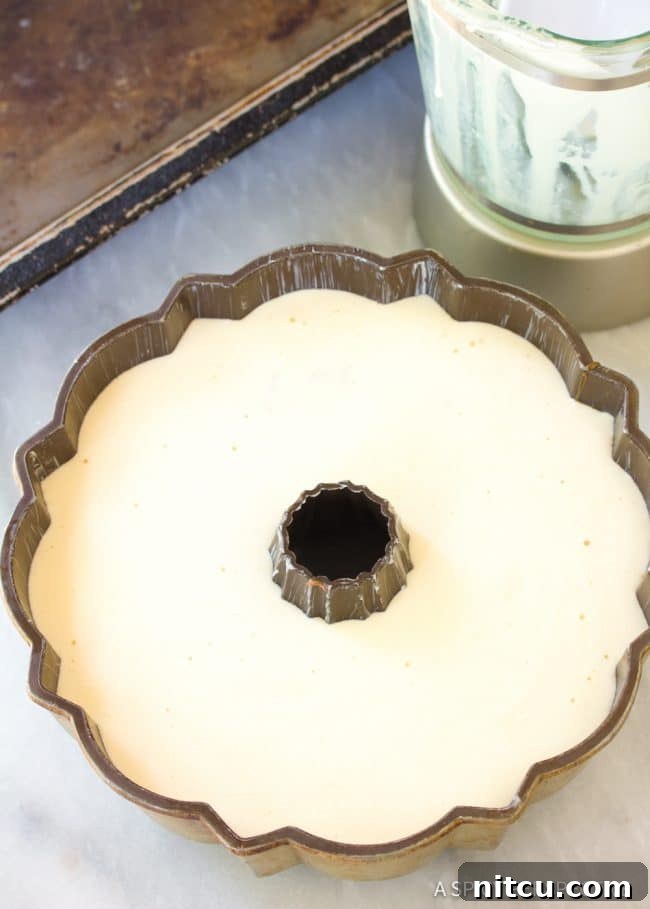 Impossible Chocoflan Cake 9 Chocoflan baking in a water bath (Bain Marie) in the oven.