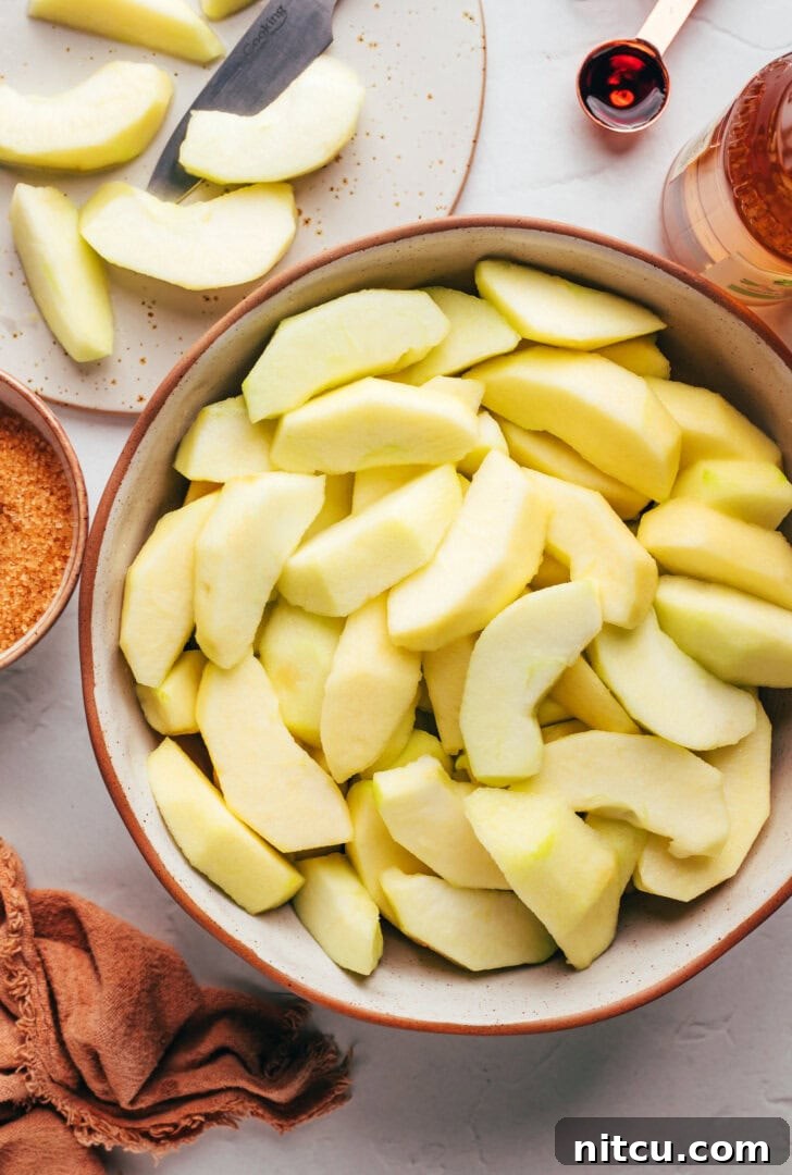 ALDI-Ambiano-Pressure-Cooker Sliced apples for pressure cooker spiced apples.