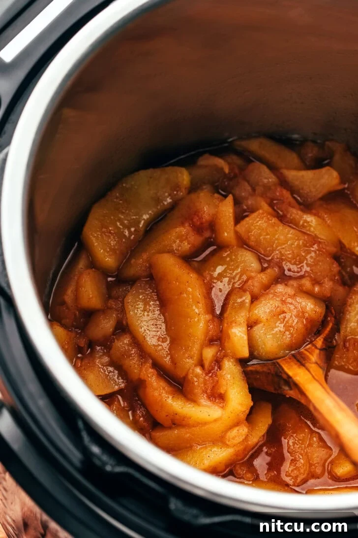 Instant Pot Aromatic Apple Compote 3 Instant Pot Spiced Apples Recipe - finished