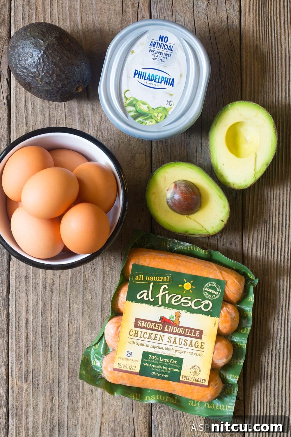 Quick Keto Egg Wraps 4 Ingredients needed for homemade breakfast wraps.