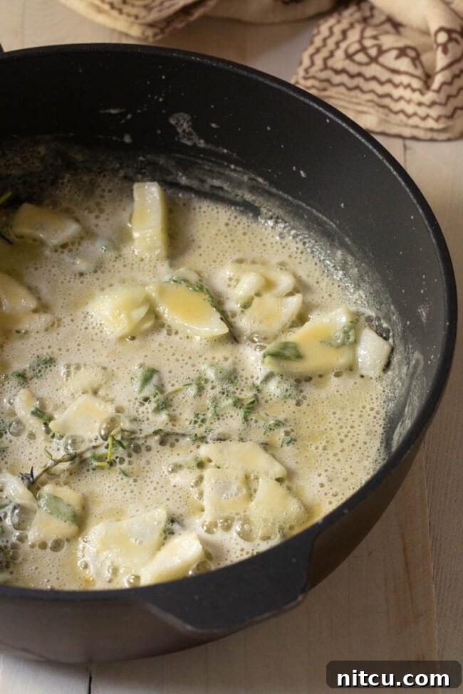 Elevated Turkey Gravy 6 Mix all the ingredients together in a saute pan