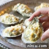 Baked Oysters Fromage 10 Three-Cheese Baked Oysters Recipe (In The Shell!)