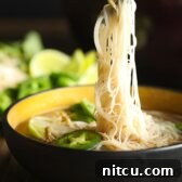 Wholesome Pho Creation 11 Low Carb Vietnamese Pho Recipe perfect for Whole30, Paleo, Low Carb, and Keto diets. A comforting and healthy soup option.