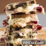 Golden Baked Reuben Sandwich 10 Baked Reuben Party Sandwiches Recipe, perfect for gatherings.