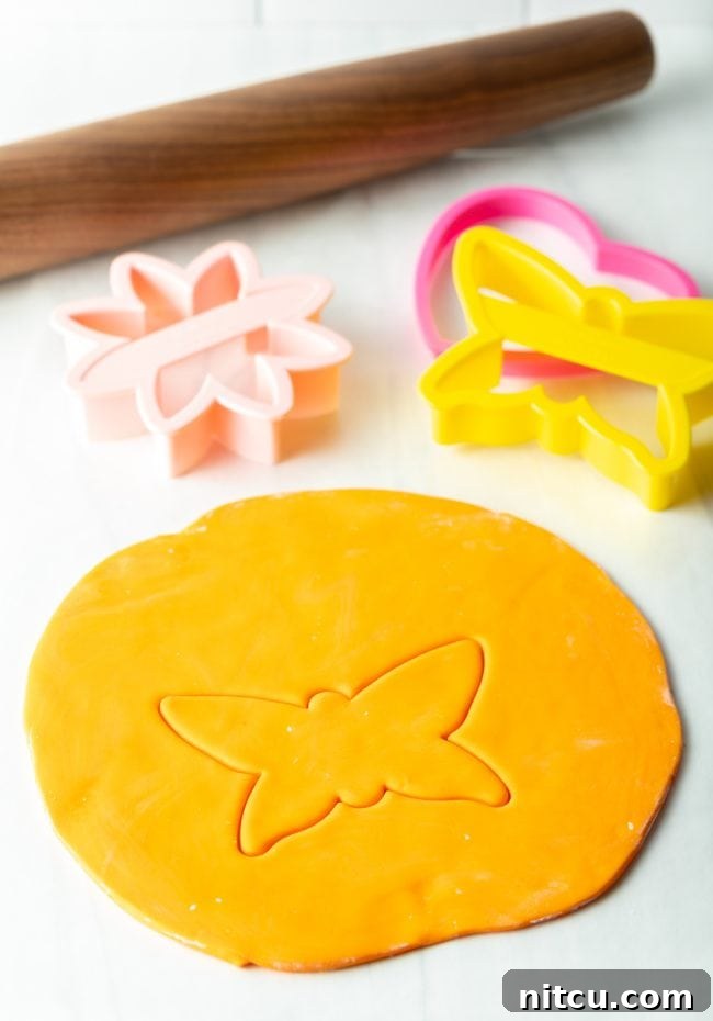 Easy Homemade Fondant 12 Cookie cutter with marshmallow fondant.