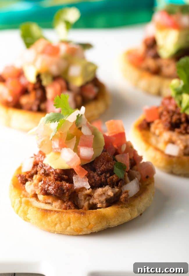 How To Make Mexican Sopes: This easy Authentic Sopes Recipe makes the most amazing Sopes ever! 