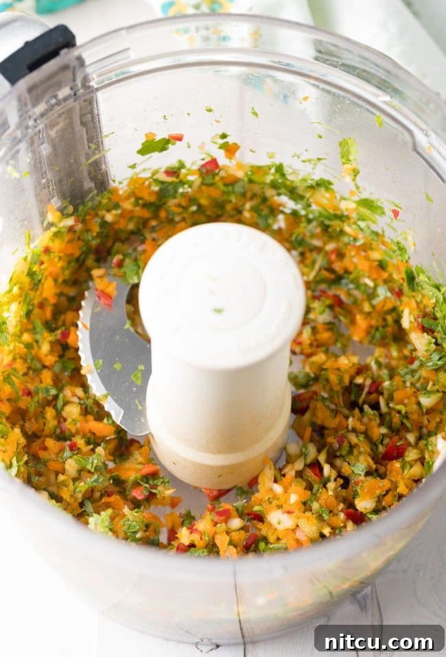 Gourmet Shrimp Burgers 7 Finely chopped vegetables and shrimp for the burger patties