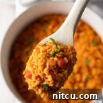 Easy Spanish Rice Recipe (Mexican Rice - Arroz Rojo) #ASpicyPerspective #rice #mexican #spanish