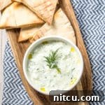 How To Make The Best Tzatziki Sauce (Recipe) #Vegetarian #GlutenFree #LowCarb #Keto