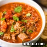 Brewmaster's Chili 10 The Best Steak Chili Recipe Ever, featuring beef and beer – perfect for fall and tailgating.