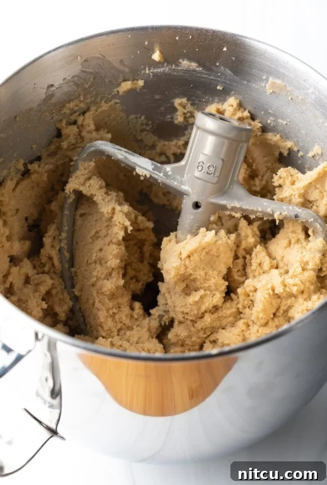 cookie dough in bowl