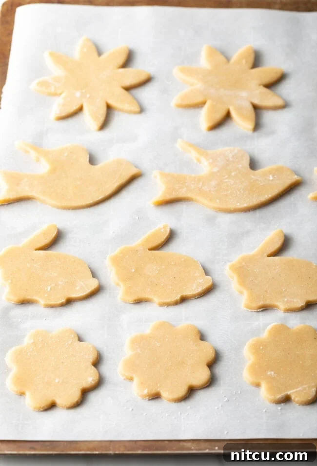 cut out cookie - unbaked